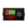 2-wire Digital Voltage Indicator Acid Battery Lithium Universal with Touch Switch 8-100V  Lithium Battery Capacity Meter Tester