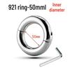 Adjustable Metal Weighted Cock Ring - Men's Erotic Exercise Restraint Accessory