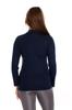Women's Fashion Big Size body Plus Size Half Fisherman Viscose Turtleneck Navy Blue Body
