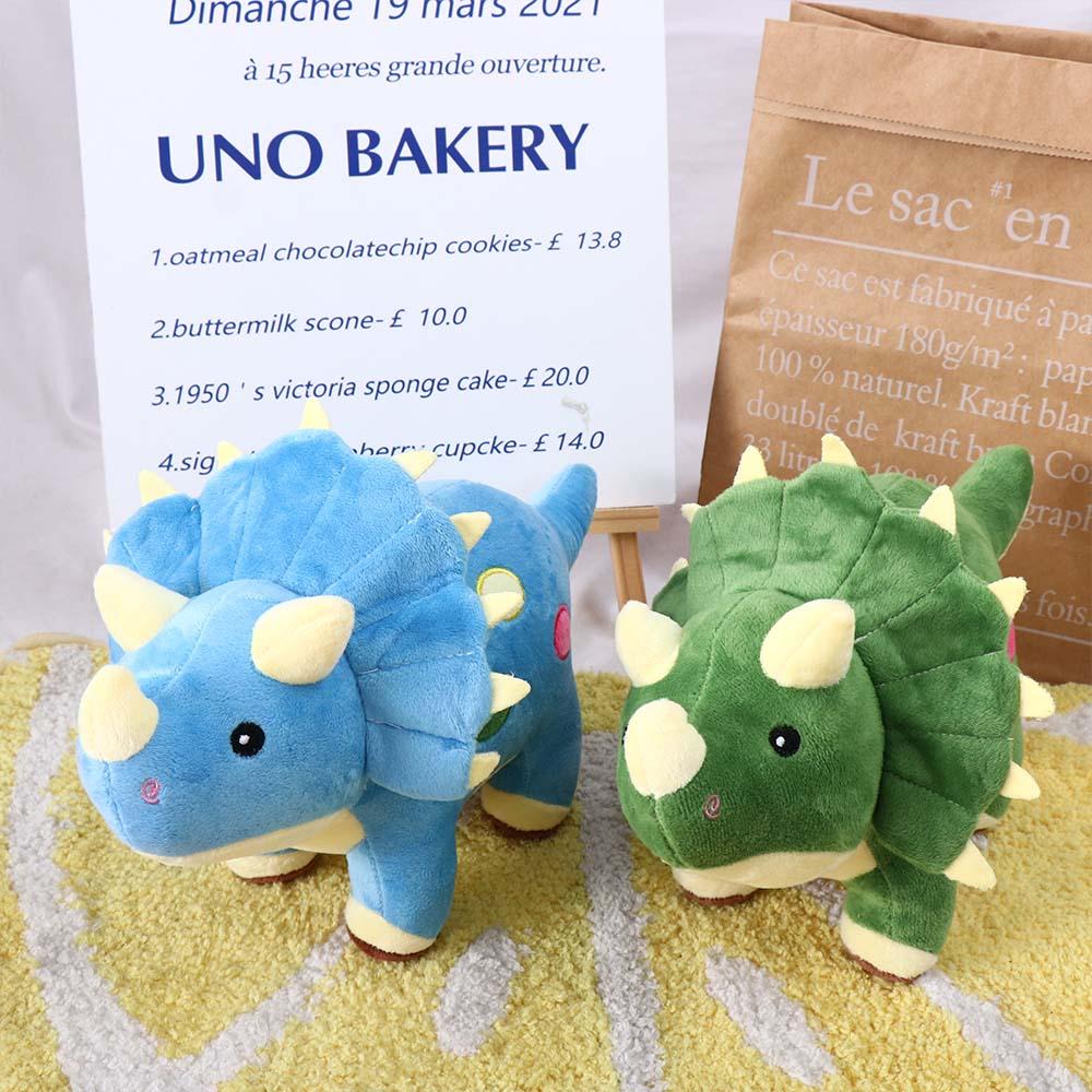 Creative Cute Plush Soft Triceratops Stegosaurus Plush Toys Dinosaur Doll Stuffed Toy Dinosaurs Toy Birthday Gifts