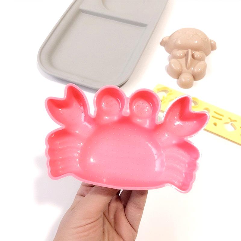 4Pcs Diy Sandwich Rice Ball Mold Cartoon Marine Animals Sushi Mold Kitchen Gadgets Baby Kids Breakfast Sushi Bento Accessories