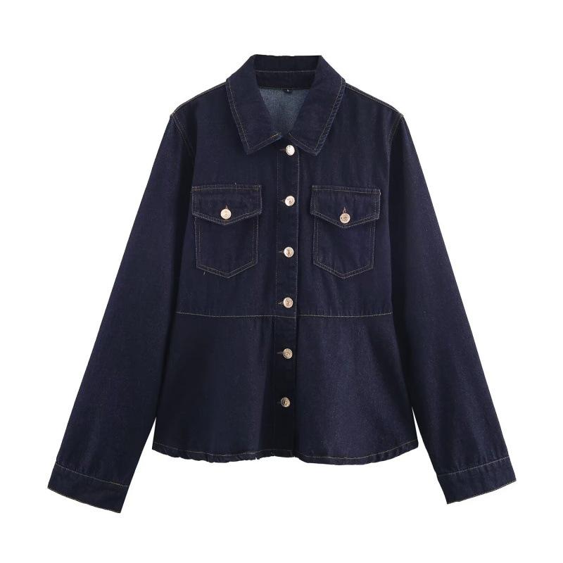 Europe 2025 New Fashion Women's Denim Jacket Coat 6147183