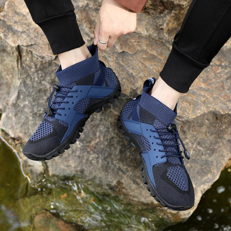 Мужская походная обувь Кроссовки для бега по пересеченной местности Стильные нескользящие — фото 7