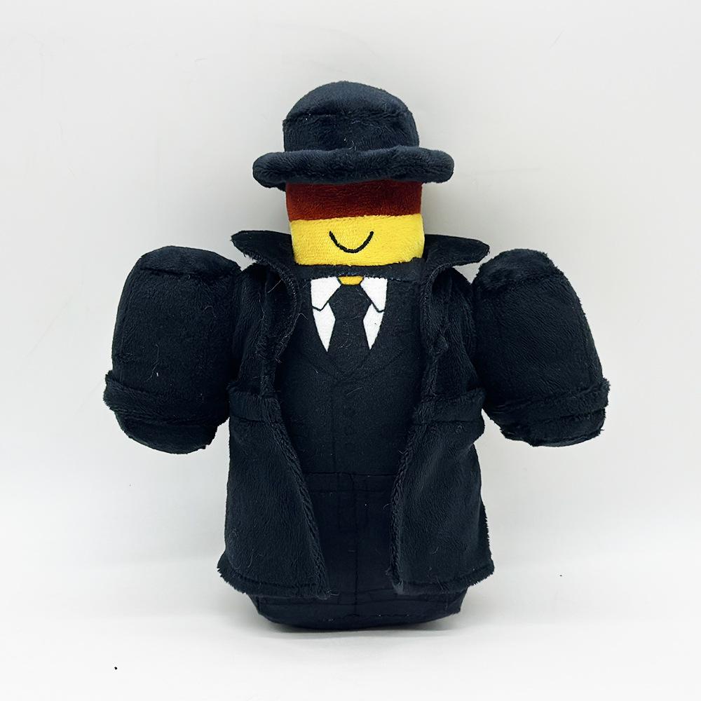 Forsaken Mafioso Plush Cute Gangster Character Stuffed Doll Abandoned Mobster Soft Toy Collectible Gifts for Game Fans Kids