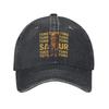 Tung Tung Tung Sahur Italian Brainrot Meme Baseball Caps Retro Distressed Cotton Snapback Hat Golf Gift Hats Cap