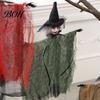 Witch Ghost Face Figures Spooky Hanging Halloween Decoration, Scary Ornament Scene Layout Supplies for Haunted House, Indoor Outdoor Tree Yard Garden