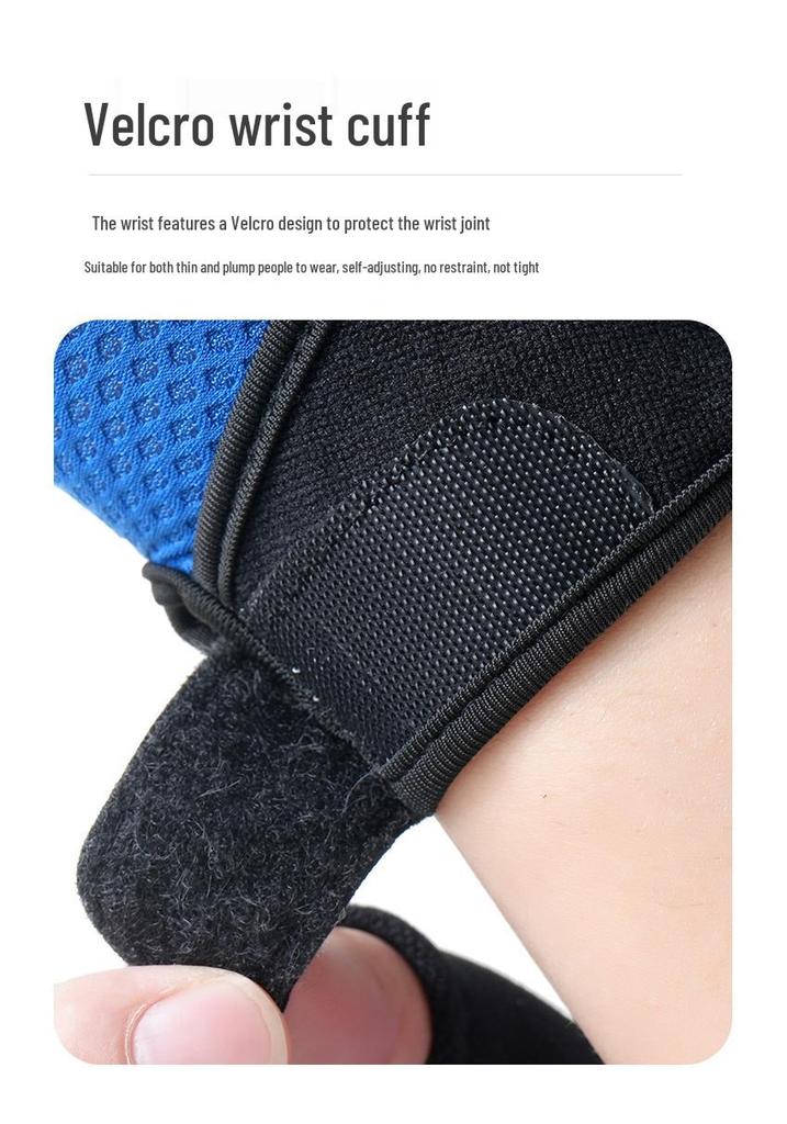 Unisex Breathable Non-slip Half-finger Fitness Gloves for Training, Pull-ups, Outdoor Sports, Cycling, and Driving