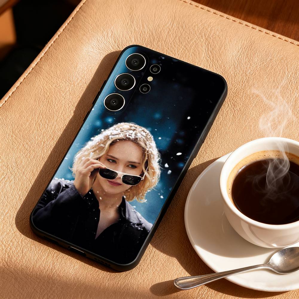Actor J-Jennifer L-Lawrence Phone Case For Samsung S26,S25,S24,S21,S22,S23,S30,Ultra,S20,FE,Lite,10,9,Black Cover Samsung S20ULTRA5G
