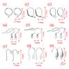 100pcs/lot(50pairs) Stainless Steel DIY Earring Findings Clasps Hooks Jewelry Making Accessories Earwire