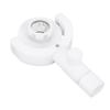Mini Surveying Prism Portable Survey Reflector Target Sheet with Base Mount for Total Station White