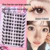 Self-Adhesive Natural Fishtail False Eyelashes - Beginner-Friendly, No Glue Needed, Wide Band