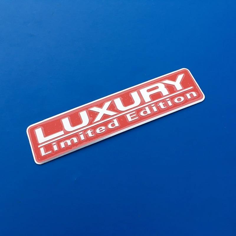 Universal Autoaufkleber 3D Metallaufkleber Chrom Luxus Limited Edition Auto Karosserie Emblem Abzeichen Aufkleber Autotuning Für F11 5er