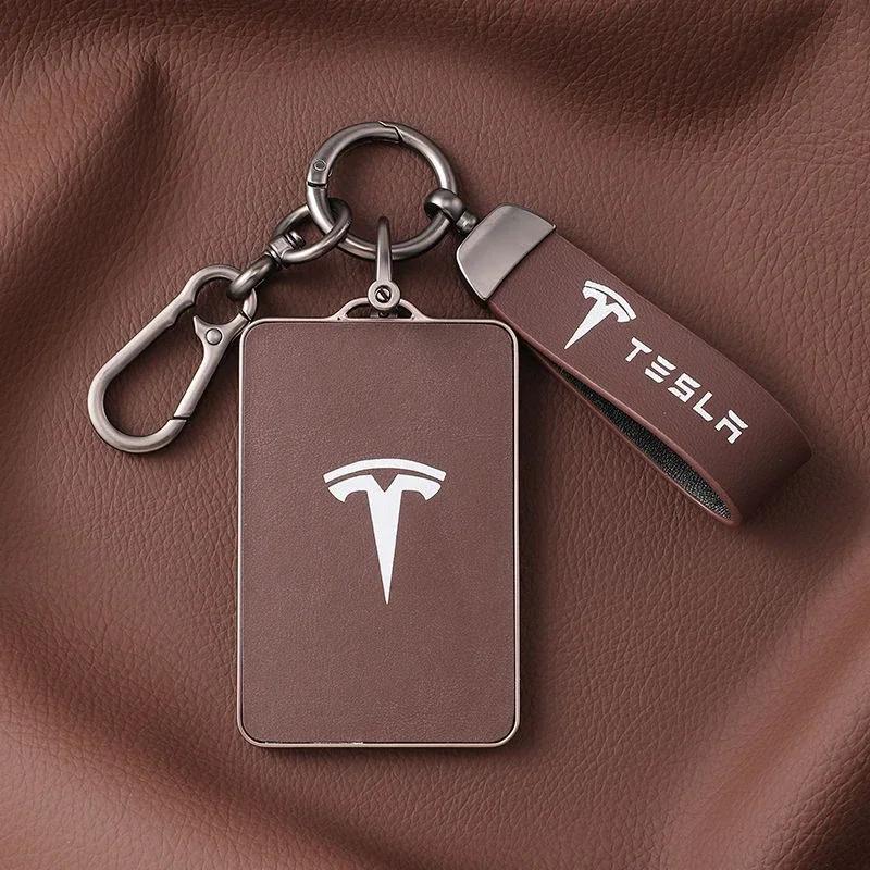 Adesivo de Carro 2025 Quente TPU Carro Cartão NFC Chaveiro Capa Protetora Suporte Concha para Tesla Model 3 S X Y Acesso Sem Chave Acessório