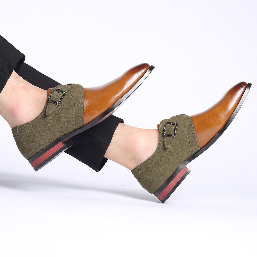 Fashion Lightweight Male Casual Leather Casual Shoes Handmade Leather Loafers Elegant Slip on Flats Mens High Quality Leisure Walk Shoes