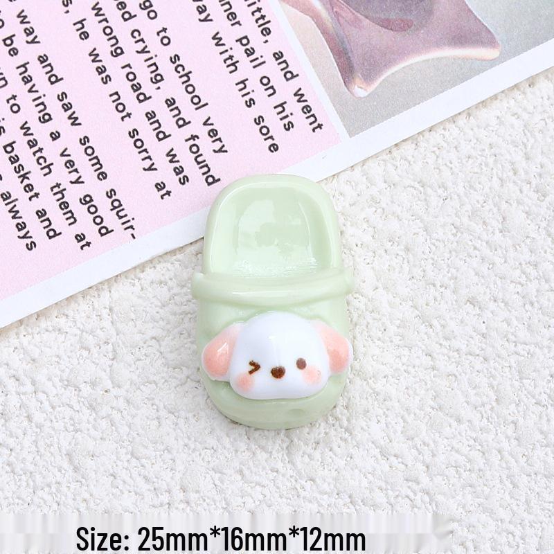 Handmade Resin Hair Clips & Cartoon Croc Charms - Cute Animal Designs & Jewelry Materials