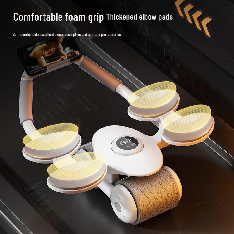 Автоматический ролик для пресса YACONSTAR с цифровым дисплеем и поддержкой локтей