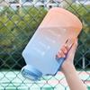 2.3L 3.8L Motivational Leakproof Water Bottle Sport Fitness Gym Outdoor Travel Kitchen Cups Jugs