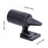 4PCS Car Detachable Ultrasonic Deer Snake Alert Sound Alarm Wind Power Animal Repeller Black
