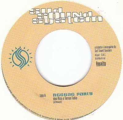 7inch Record SUD SOUND SYSTEM  Reggae Party NONE Royality Record 2000 UK Reggae Ska  Dub Used