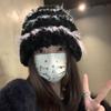 Autumn And Winter Plush Thick Cold-Proof Wool Hat Warm Ear Protection Knitted Hat For Women