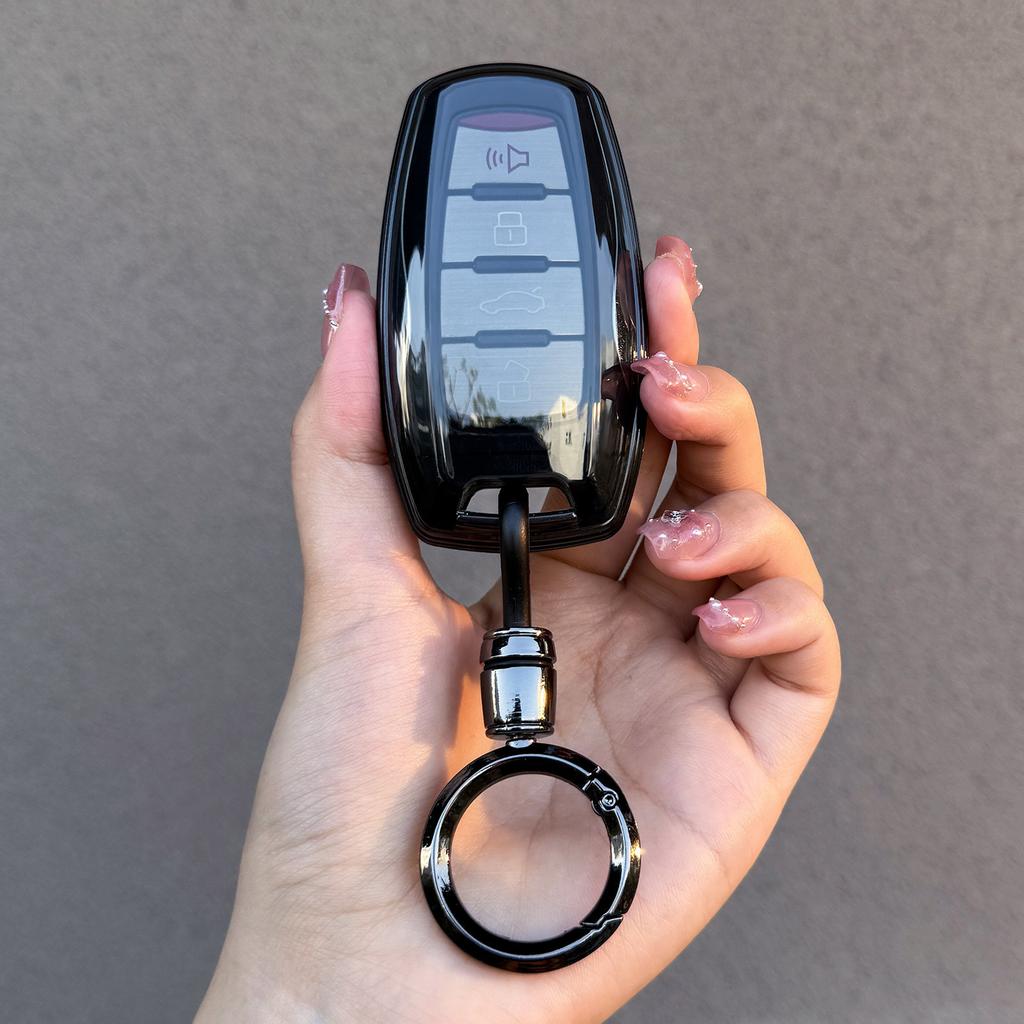 Key Holder Case For Haval F7X F7H H6 F7 Dargo Jolion Dht M6Plus H9 H2S Accessories Key Caps Keychain Tpu Transparent