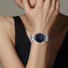 Casio STANDARD Series Simple Fashion Quartz Movement Stainless Steel Strap Japanese and Korean Watch Women's Watch Black Dial LTP-VT02D-1A