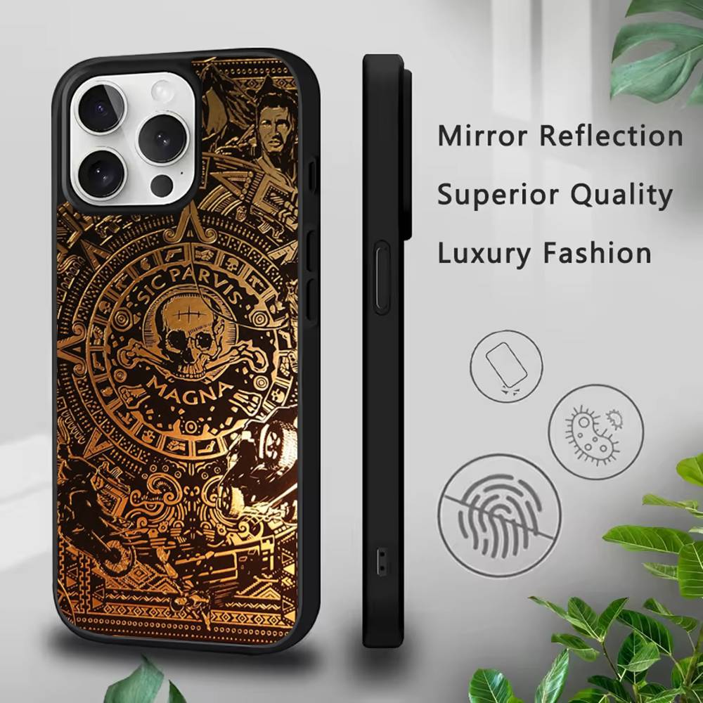 

Sic Parvis Magna U-Uncharted For iPhone 11,12,13,14,15,16,17,Pro,Max,Plus,Mini,SE4,E Phone Case Magnetic For Magsafe Wireless iPhone15promax