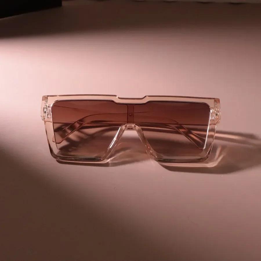 Casual Oversized Square Sunglasses Women Men Sun Glasses Female Gradient Mirror Designer Brand Fashion Luxurious Eyewear