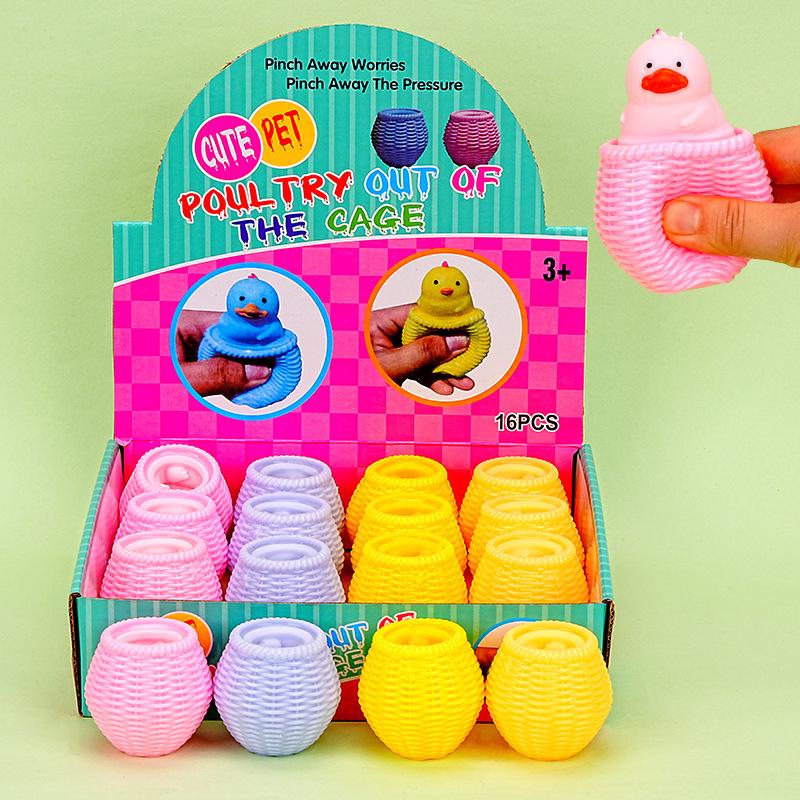 Creative Cheese Mouse & Squirrel Cup Decompression Toy - Stress Relief Squeeze Cup