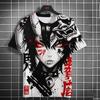 Men's and women's summer fashion 3D printing Japanese anime printing T-shirt casual  round neck casual short sleeve