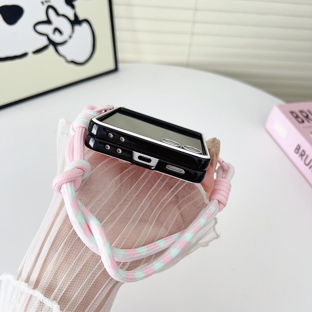 Magnetisches DIY Niedliches Haustier Hülle für Samsung Z Flip7/Z Flip6/Z Flip5 - Cartoon Anti-Drop Design