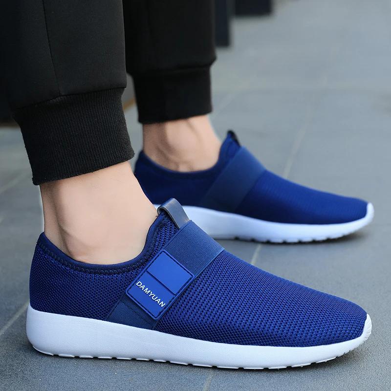 Fujeak Ležérní Ultralehké Balerínky Nepromokavé Prodyšné Mokasíny Pánské Tenisky Široké Boty pro Bosé Chodidlo Velikost Plus 39-46 zapatos de hombre