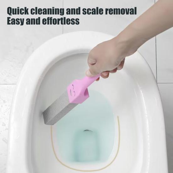 Pemzový čistič toaletní mísy s rukojetí Účinně odstraňuje kruhy od tvrdé vody Usazeniny vápníku Pemzový drhák