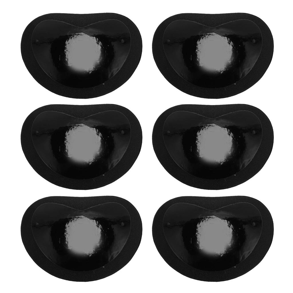 3 Pairs Bra Pads Thickened Breathable Sponge Sports Adhesive Bra Pads Inserts for Swimsuit Bikini