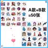 50pcs Kpop Demon Hunters Temporary Tattoo Sticker Rumi Cute Waterproof Tattoo For Birthday Party Gift