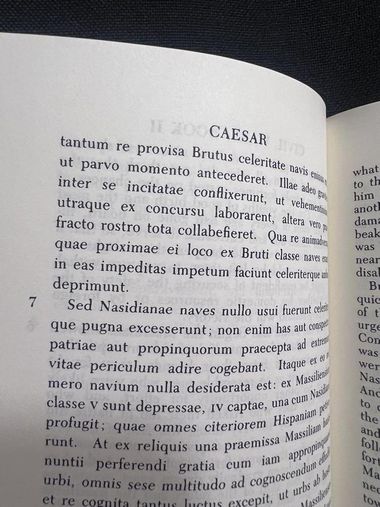 [USED] Caesar's "The Civil War" Latin original-English translation, Loeb Press