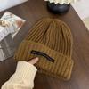 Versatile Wool Hat: Large Circumference, Warm Knitted Winter Hat for Men & Women – Offers Cold Protection and Slimming Effect.