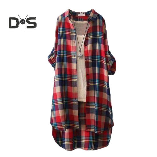 Abrigo largo para mujer, con solapa, manga larga, botones, camisa