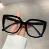 Cat Eye Anti Blue Light Flat Lens Replaceable Lens Eyeglass Glasses Frame Glasses Anti-radiation Computer Eyewear