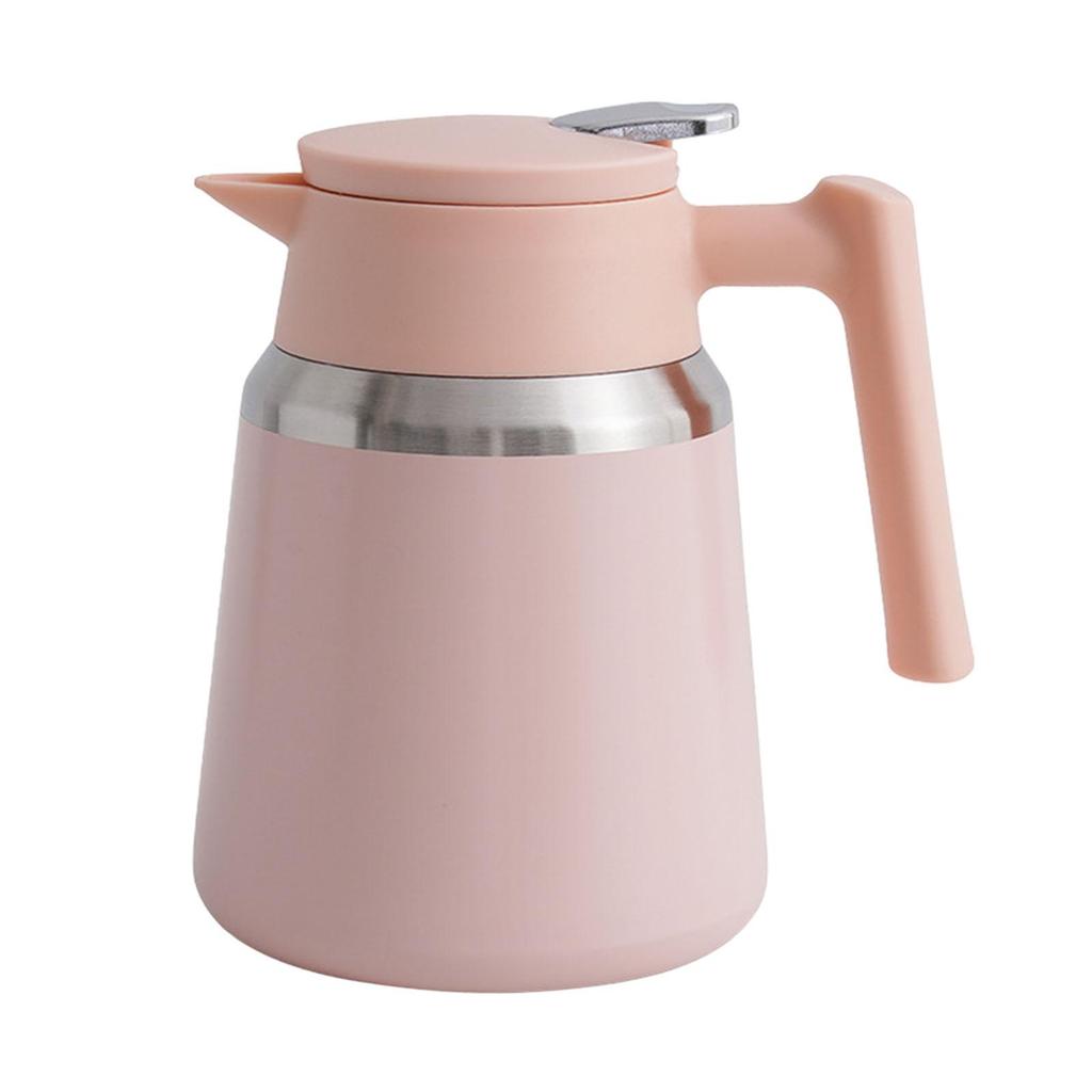 1.1L Thermal Kettle Vacuum with Lid Water Jug Coffee Pot Teapot for Party Picnic Tea