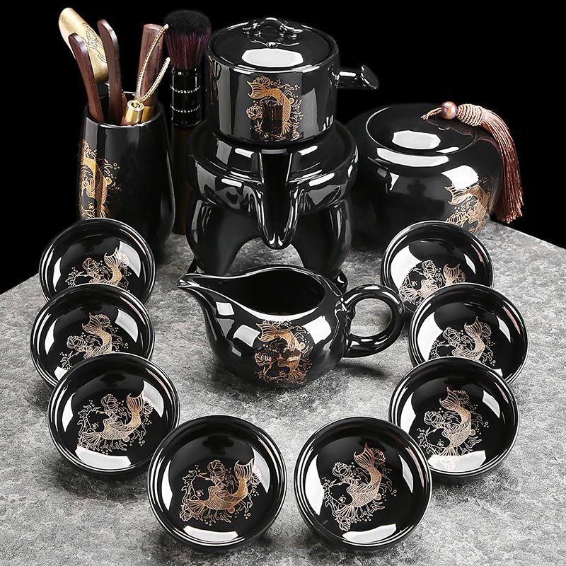

Black Glaze Automatic Ceramic Tea Set