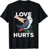 Love Hurts African Grey Parrot Biting Funny Gift T-Shirt