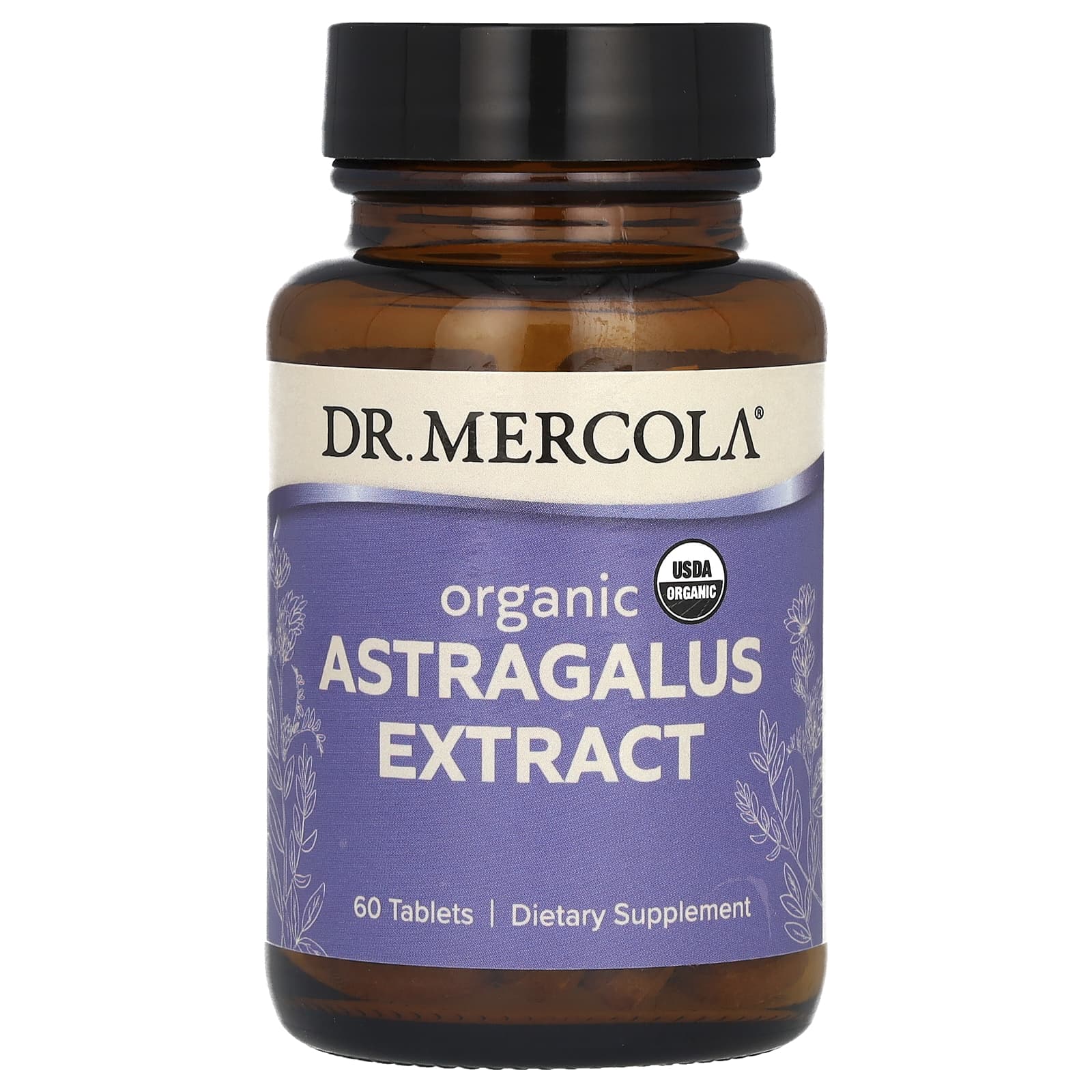 

Dr. Mercola, Organic Astragalus Extract, 60 Tablets