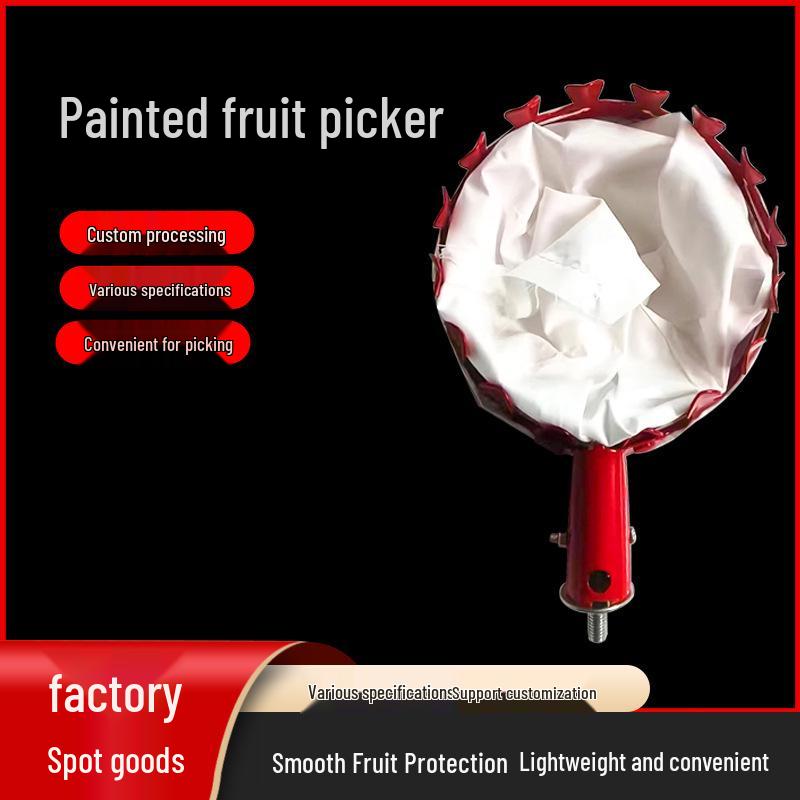 High-Altitude Stainless Steel Telescopic Fruit Picker for Persimmons, Apples, Waxberries, and Mangoes