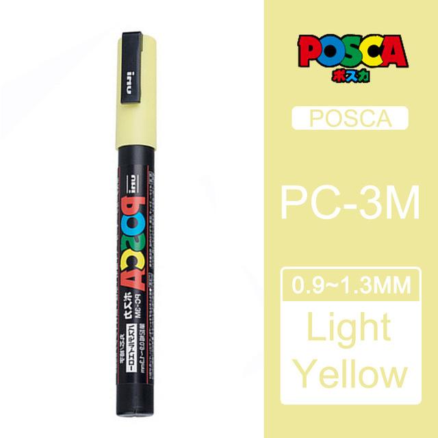 Uni POSCA Marker Farbstift, 39 Farben PC-5M/44 PC-3M/36 PC-1M, Acryl Steinmalerei Zeichnen Graffitti Marker Kunstbedarf