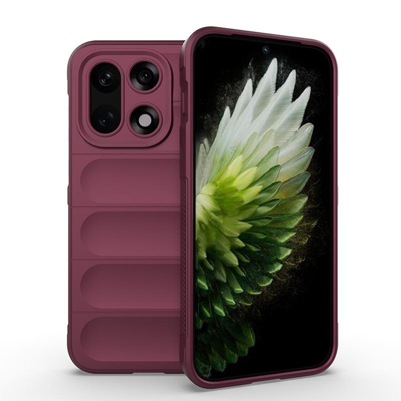 KEYSION Heavy Duty Shockproof Matte Phone Case for OnePlus 15 5G Anti-skid Soft Silicone Phone Back Cover for One Plus 1+15