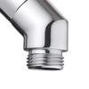 G1/2 Shower Elbow Adapter Coupling Bathroom Fixtures Durable Rustproof Chrome Plate Finish Copper