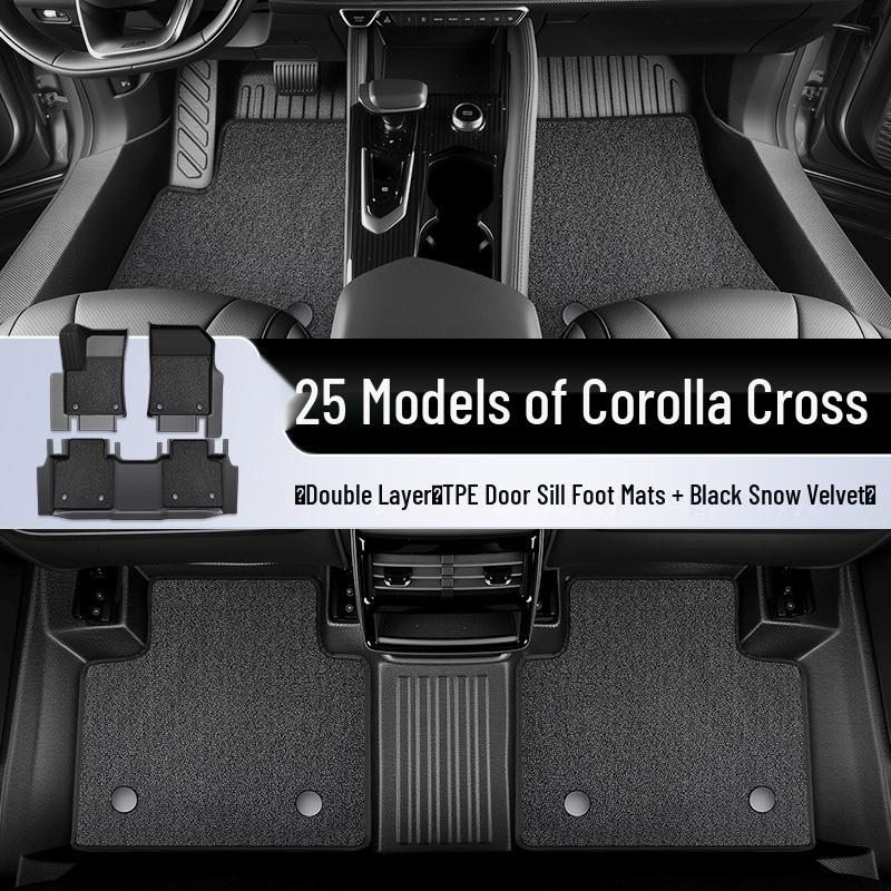 2025 Toyota Corolla Cross TPE Full Coverage Floor Mats & Accessories