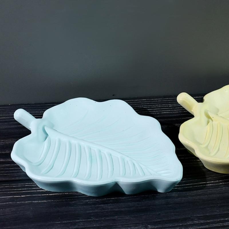 Sturdy Silicone Tray Mold Unique Dish Mold with Tropical Leaf Pattern for Epoxy Resin Crafting and Jewelry Making