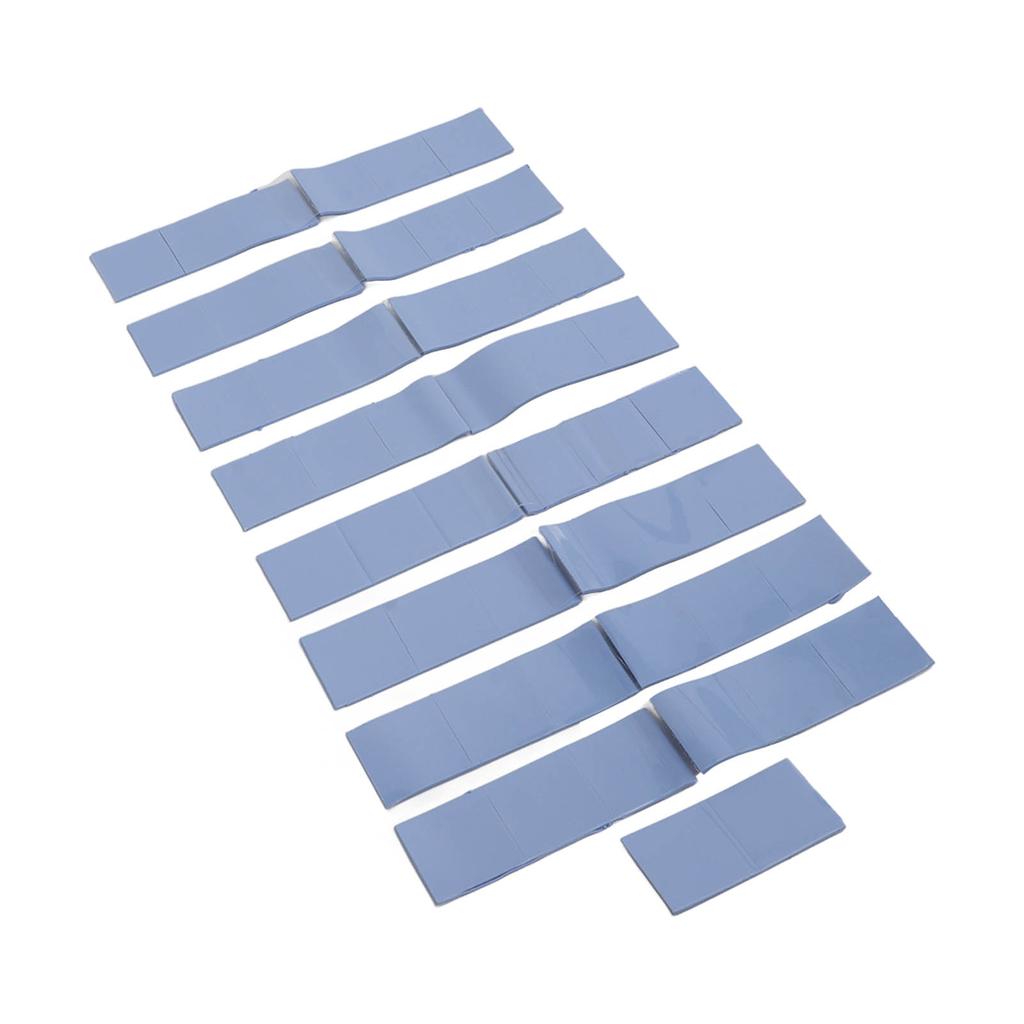 50PCS Heat Resistant Thermal Pad Insulated Shockproof Laptop Heatsink Silicone Thermal Pad for CPU